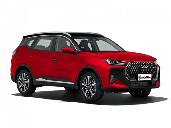 Chery Tiggo 7L Красный с черной крышей