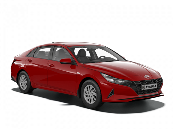 Hyundai Elantra Fiery Red